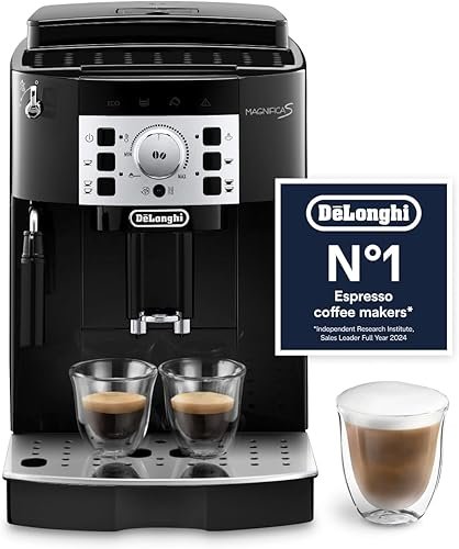 De'Longhi Magnifica S, Automatic Bean to Cup Coffee Machine, Espresso and Cappuccino Maker, ECAM22.110.B, Black