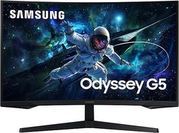 Samsung Odyssey G5 LS32CG552EUXXU 32" Gaming Monitor - - QHD 2560x1440, 1000R Curved, 165Hz, 1ms, HDR10