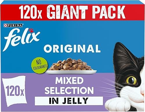 FELIX Original Mixed Selection in Jelly Wet Cat Food 120x85g