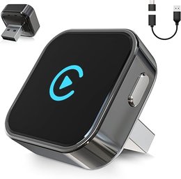 Wireless CarPlay & Android Auto Adapter 2026 Upgrade Instant 2-Phone Switch, 2-in-1 Plug & Play OTA Dongle for iPhone & Android, BT 5.3 & Dual WiFi 6 for 900+ Car Models