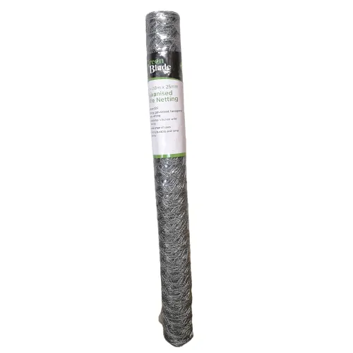 1 5m x 60cm x 25mm Galvanised Steel Chicken Garden Wire Netting / Fencing
