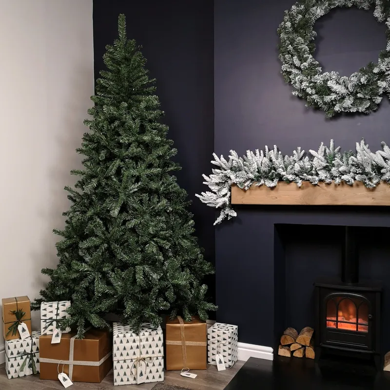 1 8ft (2.4m) Woodcote Spruce Artificial Christmas Tree