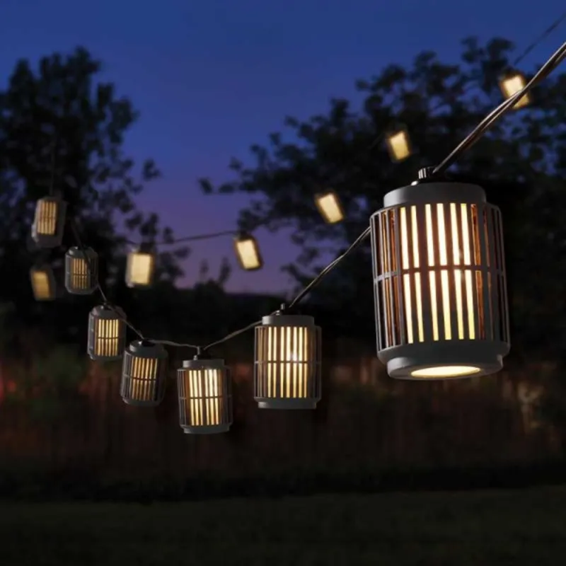 1 9.5m Set of 20 Connectable Urbane String Lights with Warm White LEDs