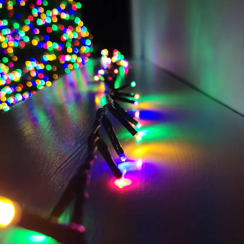 Premier TreeBrights 1500 Multi-colour LED String Lights with Timer - 37.5 m