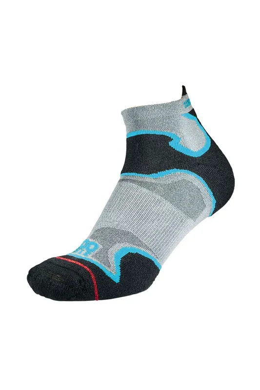 1000 Mile Men's Fusion Socklet - 1 Pack Repreve Socks in Blue Size: 12-14 Blue 12-14