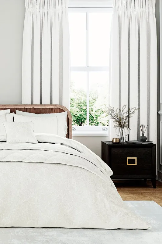 1951 Ashleigh Single Duvet Cover Set, White