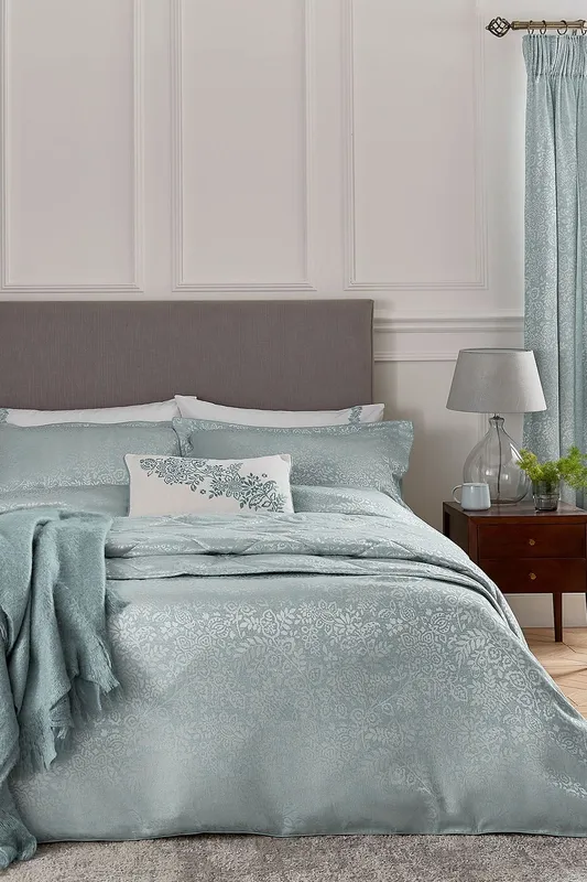 1951 Atea Kingsize Duvet Cover Set, Duck Egg