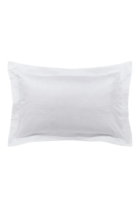 Bedeck of Belfast Fine Linens Kham Oxford Pillowcase, White
