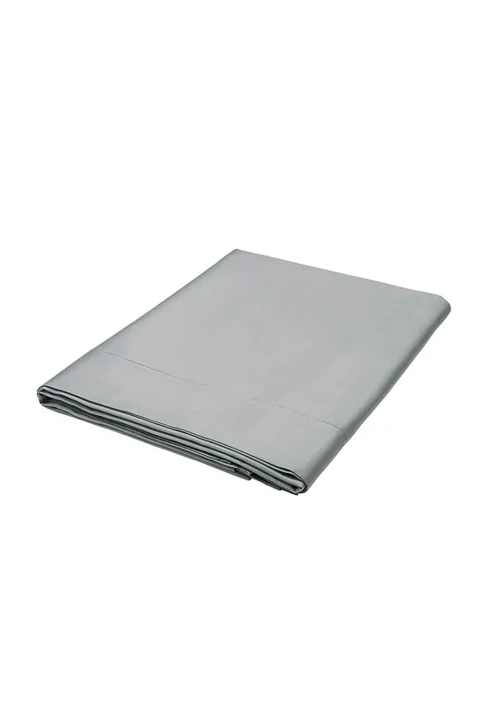 1951 'Luxury 600 Thread Count' Egyptian Cotton Flat Sheet in Grey Size: King Flat Grey King Flat