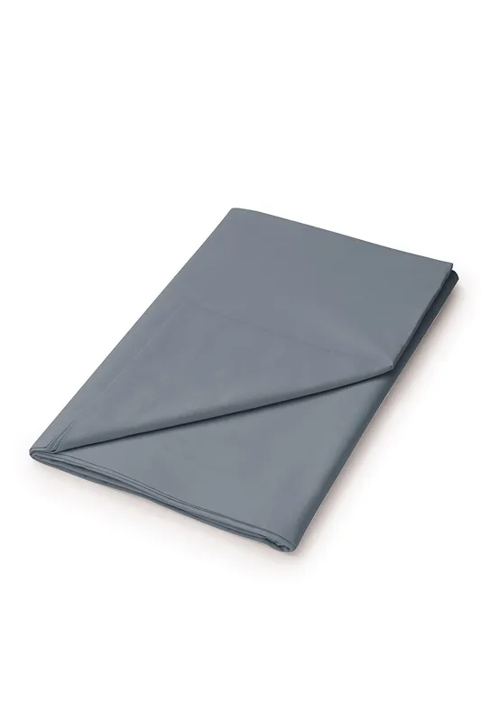 1951 Plain Dye Percale Double Flat Sheet, Charcoal