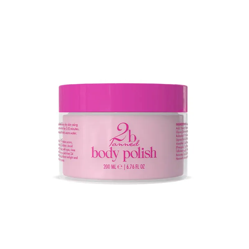 2bTanned Body Exfoliating Polish 200ml in Pink - Pink