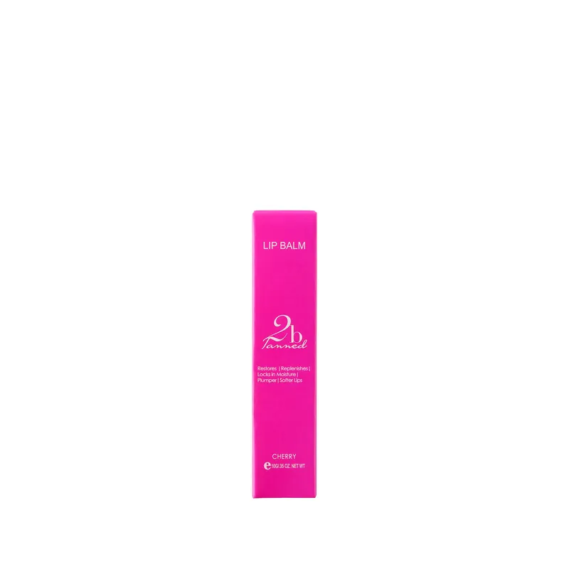 2bTanned Moisture Locking Lip Balm - Cherry in Clear Size: 10g Clear 10g