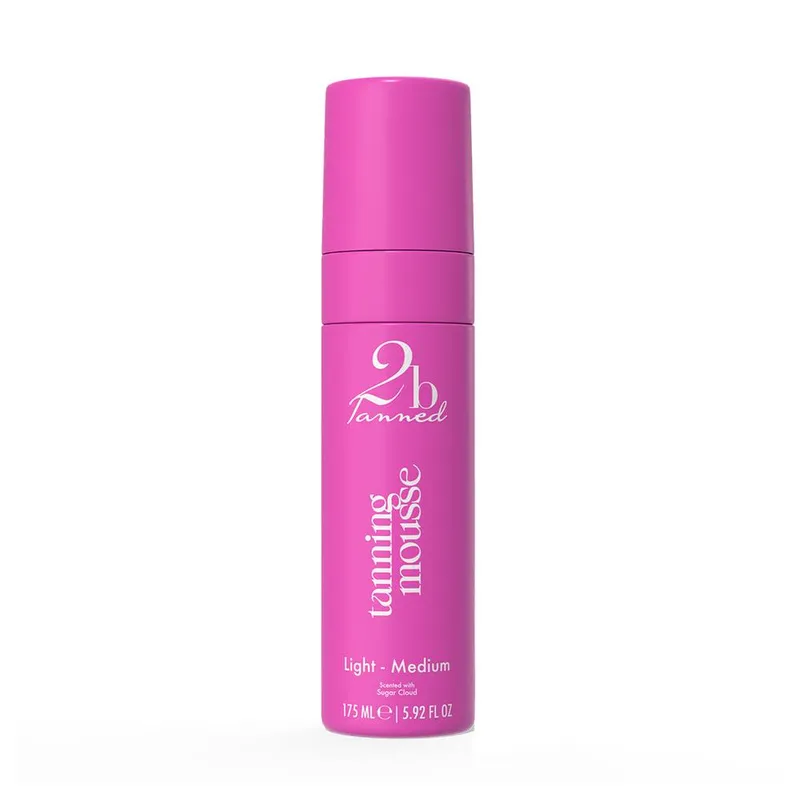 2bTanned Unisex Self Tanning Mousse Light to Medium Shade 175ml in Brown Size: 150ml Brown female