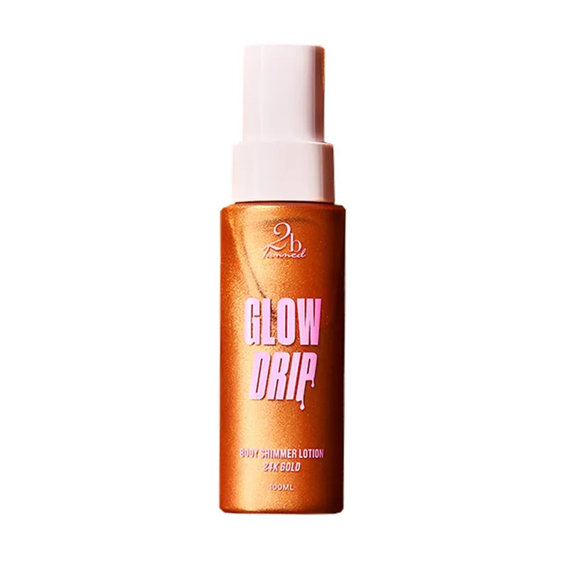 2bTanned Glow Drip 24k Gold Body Shimmer Lotion Size: 100ml 24K Gold 100ml