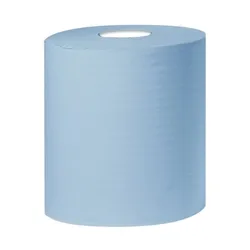 2Work 2-Ply Centrefeed Roll 150m Blue (6 Pack) KF03805
