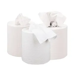 2Work 2-Ply Centrefeed Roll 150m White (6 Pack)