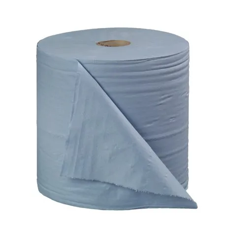 2Work 2-Ply Forecourt Roll 400m Blue (2 Pack) B2B340