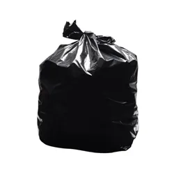2Work Light Duty Refuse Sack Black (200 Pack)