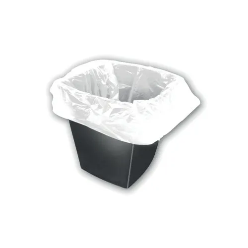 2Work Square Bin Liners 30 Litre White (1000 Pack)