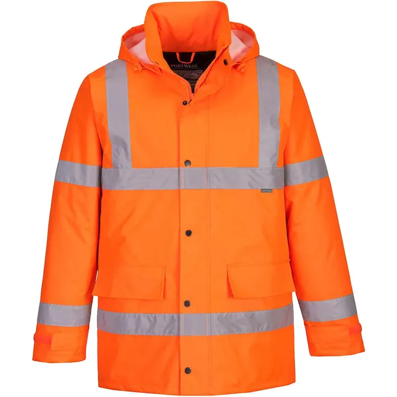 Unbranded Hi-Vis Traffic Jacket (Orange) Xxl