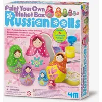 4M : Paint Your Own : Trinket Box : Russian Dolls