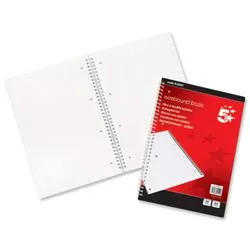 5 Star Office Notebook Wirebound Ruled and Margin [Pack 10] - 912947