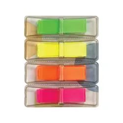 5 Star Office Small Index Flags 12x45mm Assorted [Pack 5] [Pack 5]