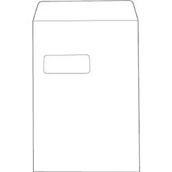 5 Star Value Envelope Pocket Press Seal Window (Pack 250) - 1D41
