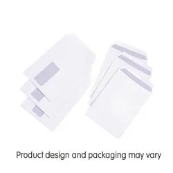 5 Star Value Envelope Pocket Press Seal Window (Pack 500) - 1D54