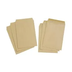 5 Star Value Envelopes Pocket Manilla Press Seal (Pack 250) - 1R33