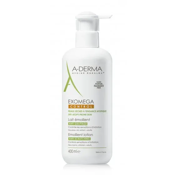 A-Derma Exómega Control Emollient Care Milk 400ml