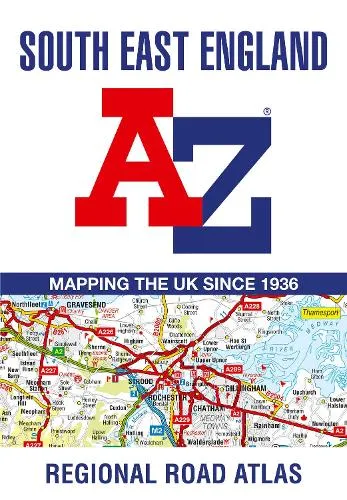 A-Z Maps South East England A-Z Road Atlas