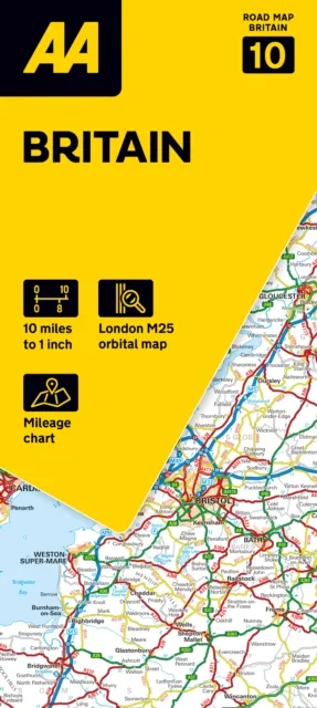 AA Publishing Aa Road Map Britain