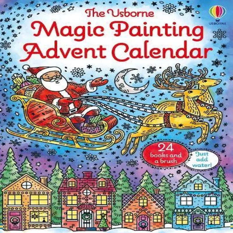 Abigail Wheatley Magic Painting Advent Calendar Book Book Multicolor