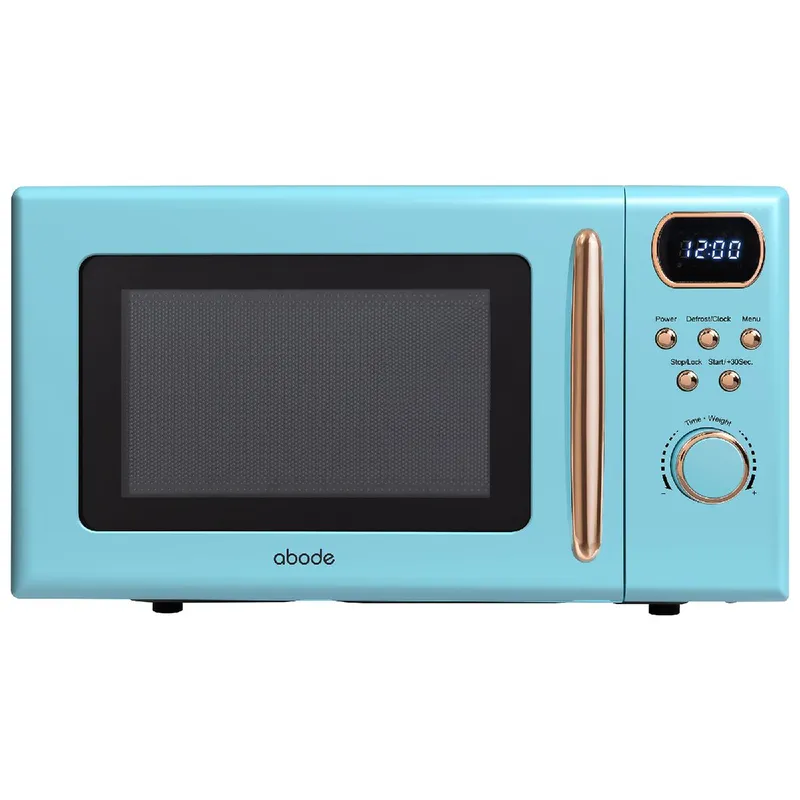 Abode Retro Digital Microwave 20 Litres 800W AMD2004 in Blue Blue