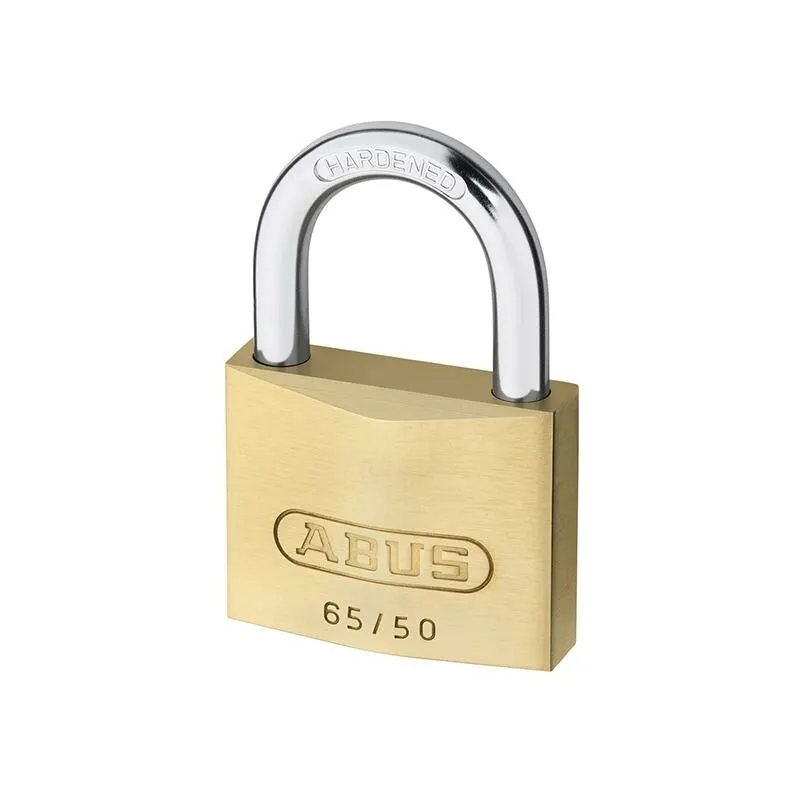 Abus 12004 65/50mm Brass Padlock Keyed Alike 6505