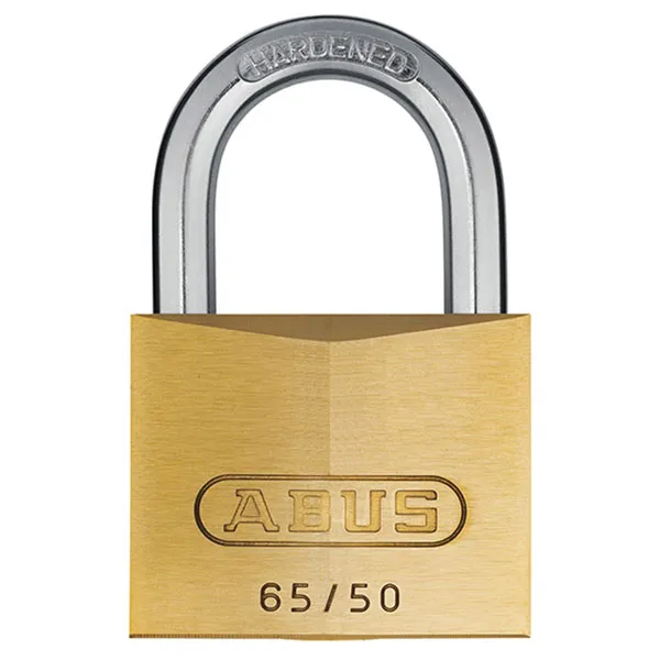 Abus - 12553 65/50mm Brass Padlock Keyed Alike 6512 ABUKA12553