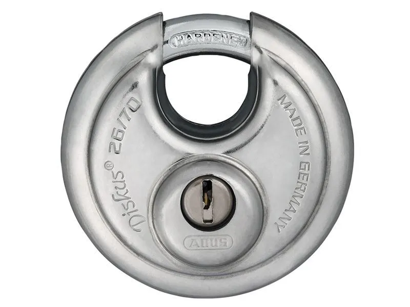Abus 26/70mm Diskus® Padlock in White White