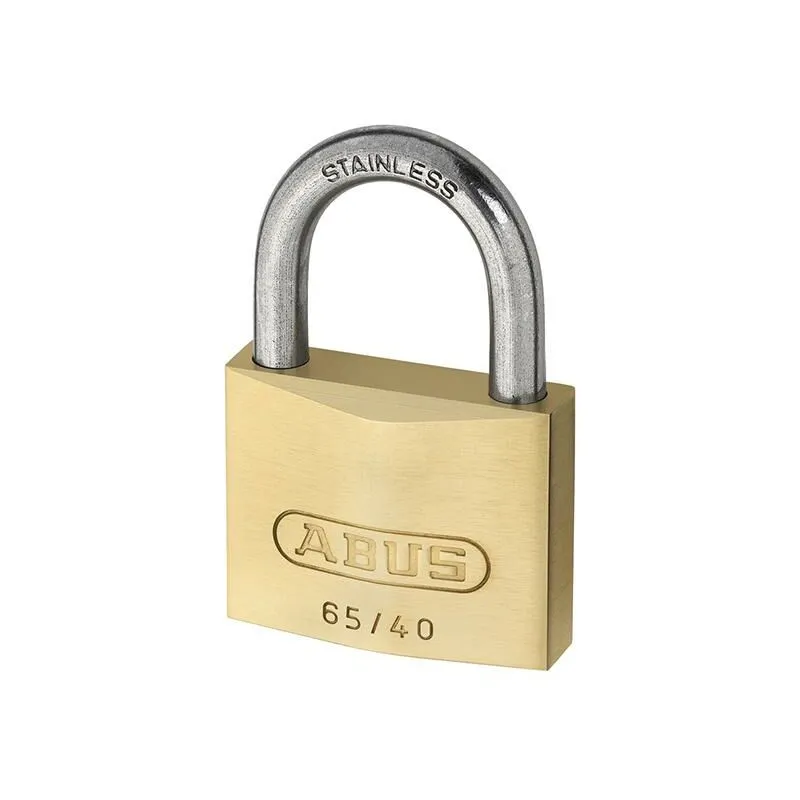 Abus 65 Series Compact Brass Padlock 50mm Standard