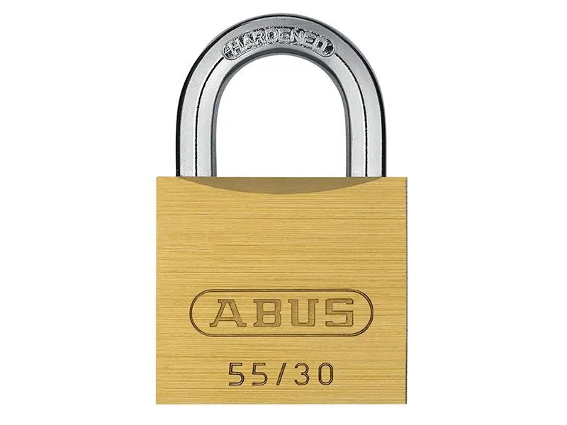 Abus - 02854 55/30mm Brass Padlock ABU5530