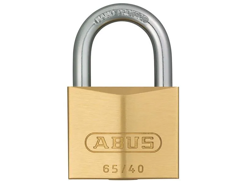 65/40KA 6404 Brass Padlock - Abus