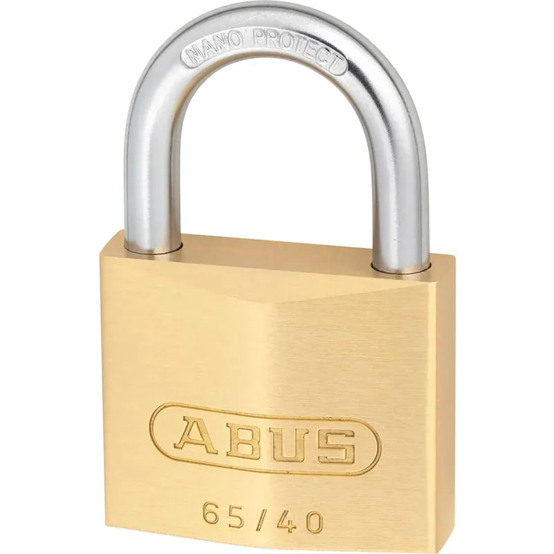Abus 11990 65/40mm Brass Padlock Keyed Alike 6405
