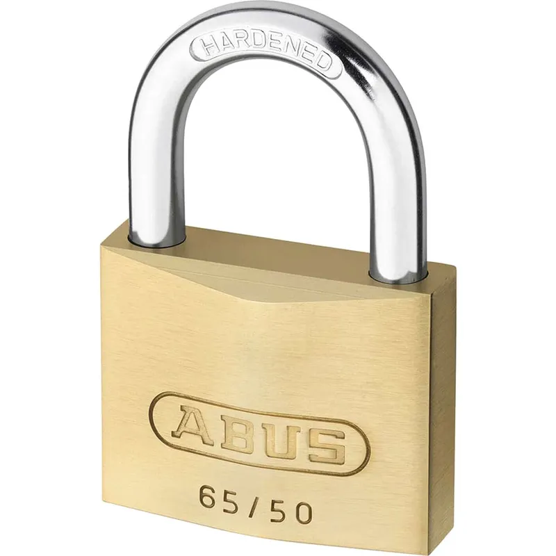 Abus 03906 65/50mm Brass Padlock Keyed Alike 505
