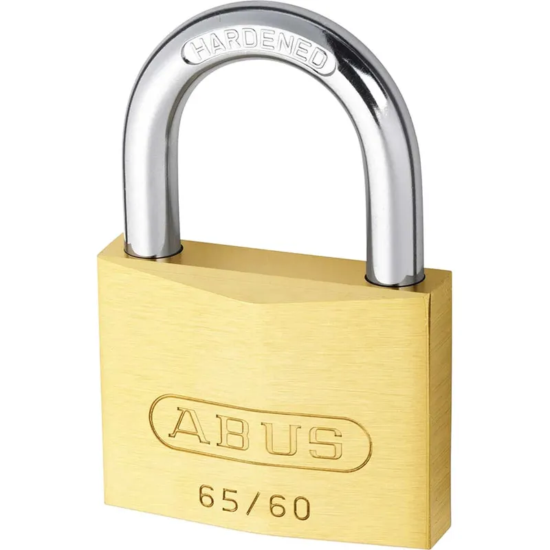 Abus 12006 65/60mm Brass Padlock Keyed Alike 6601