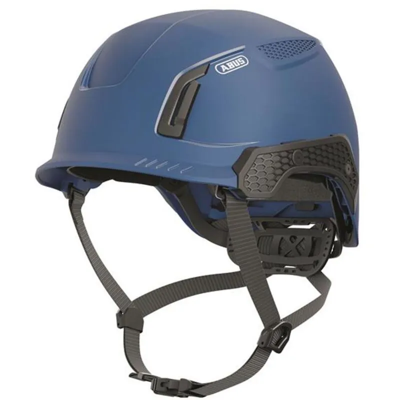 Abus Spector-E Non-Vented Safety Helmet Blue - Durable Abs