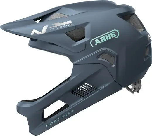 Abus YouDrop Full Face Helmet (Midnight Blue) - Blue