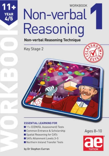 Andrea F. Richardson 11+ Non-verbal Reasoning Year 4/5 Workbook 1 Paperback Multicolor