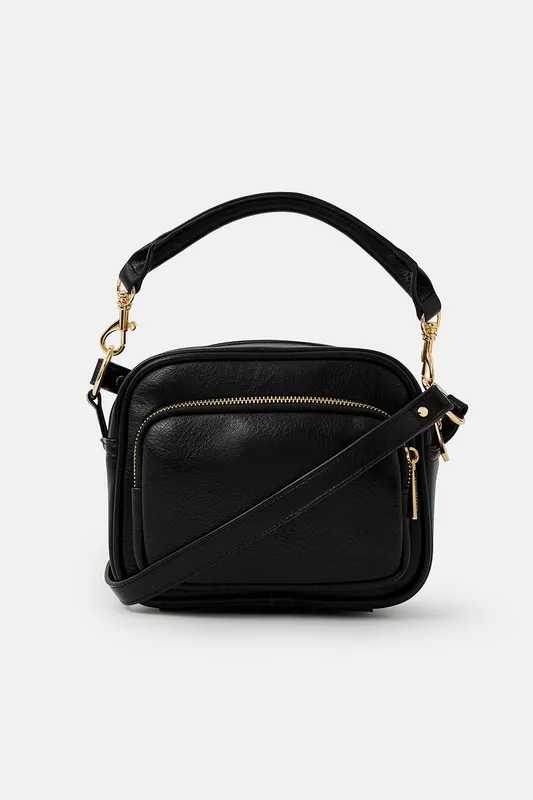 Accessorize Women's Boxy Crossbody Bag in Black Black One Size