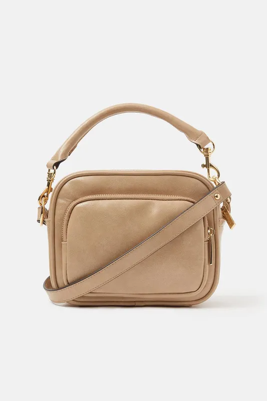 Accessorize Women's Boxy Crossbody Bag in Nude - Nude