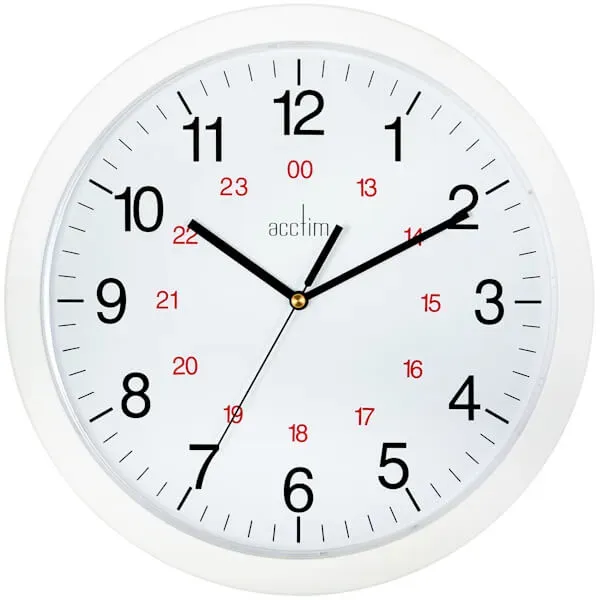 Acctim Metro 12 White Clock